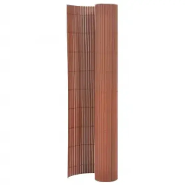 Gossi gard pentru gradina cu 2 fete, maro, 110x400 cm