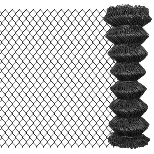 Gossi gard plasa de sarma, gri, 15 x 1,25 m, otel