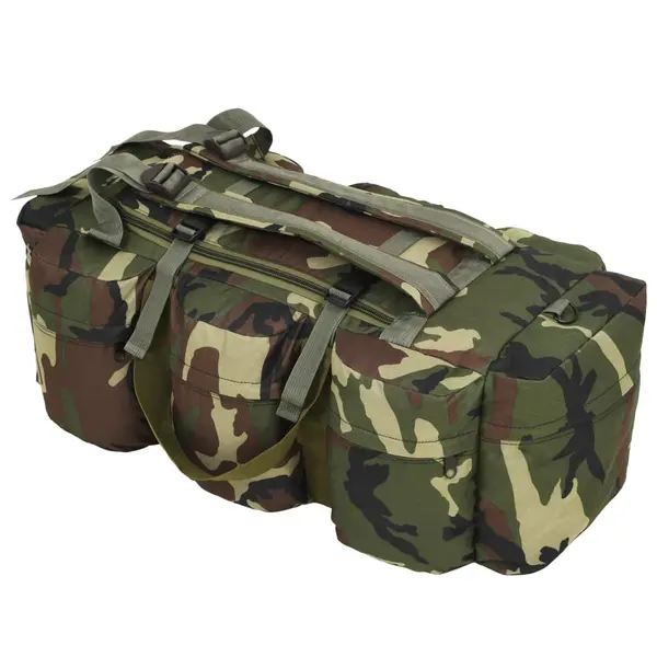 Gossi geanta 3-in-1 in stil militar, 90 l, camuflaj