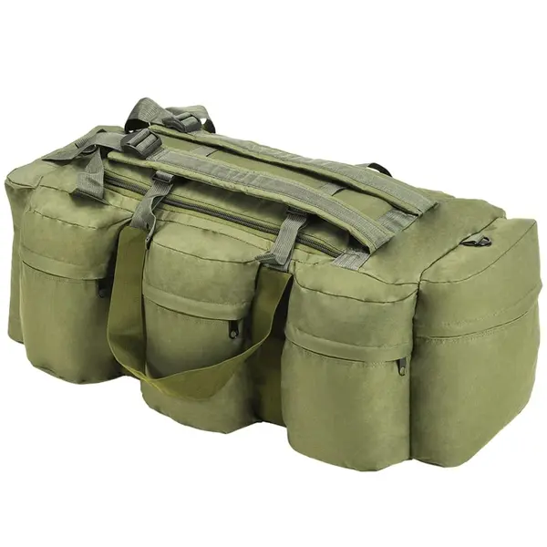 Gossi geanta 3-in-1 in stil militar, 90 l, verde masliniu