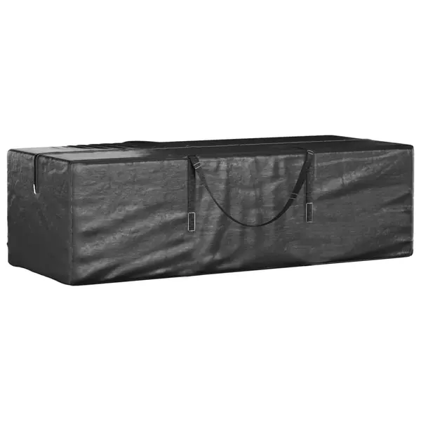 Gossi geanta depozitare brad de craciun negru 135x40x55cm polietilena