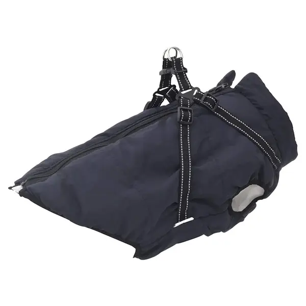 Gossi haina caini cu ham impermeabila reflectorizanta, bleumarin, 3xl