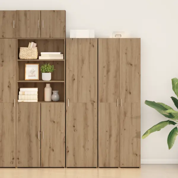 Gossi highboard din stejar artesan 45x42.5x185 cm lemn prelucrat