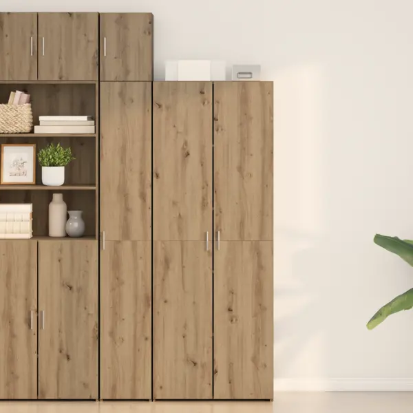 Gossi highboard stejar artizanal 70x42.5x185 cm lemn prelucrat