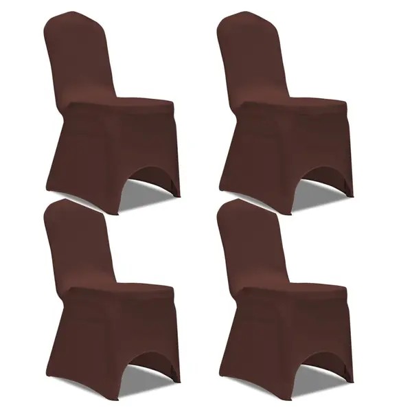 Gossi husa de scaun elastica, 4 buc., maro