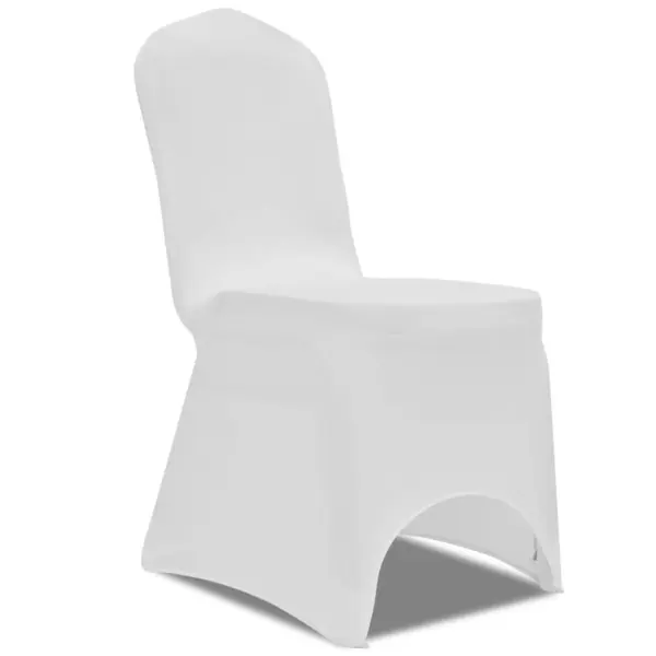 Gossi husa de scaun elastica, 50 buc., alb