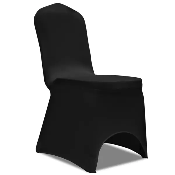 Gossi husa de scaun elastica, 50 buc., negru