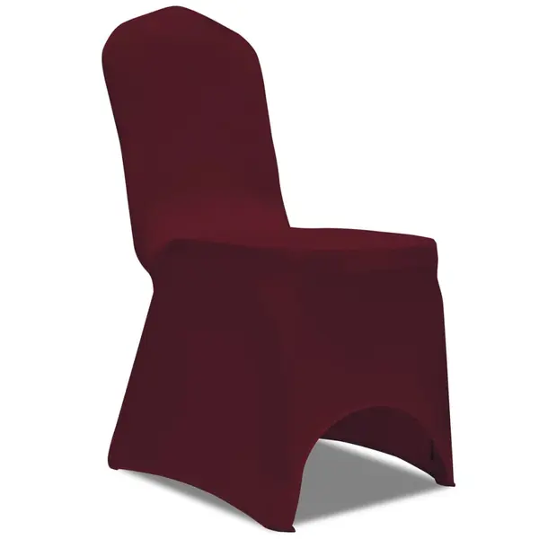 Gossi husa de scaun elastica, 50 buc., rosu bordo