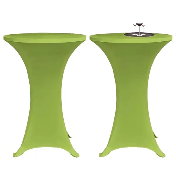 Gossi husa elastica pentru masa, 2 buc., verde, 60 cm