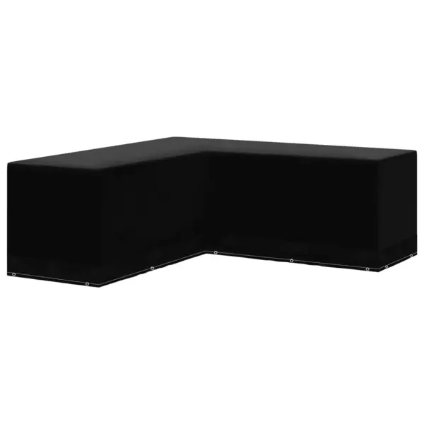 Gossi husa mobilier de gradina, forma de l, 12 ocheti, 250x250x90 cm