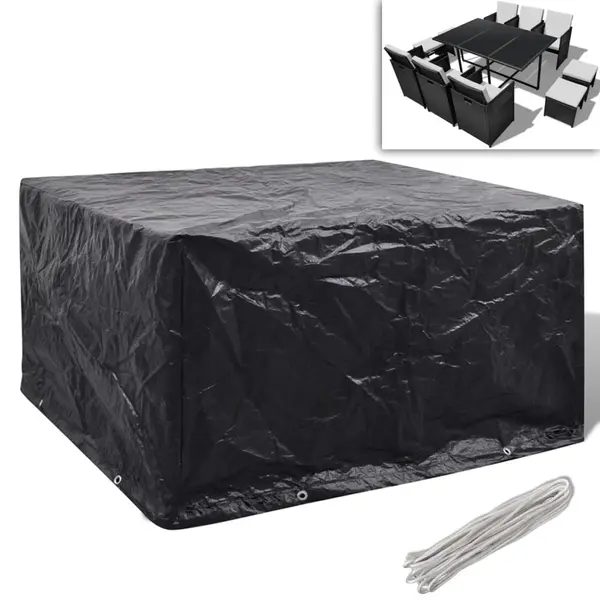 Gossi husa mobilier gradina, 8 ocheti, 172x113x73 cm