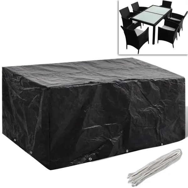 Gossi husa mobilier gradina, 8 ocheti, 240x140x90 cm