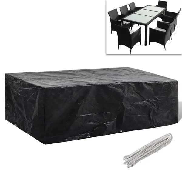 Gossi husa mobilier gradina, 8 ocheti, 300x140x90 cm