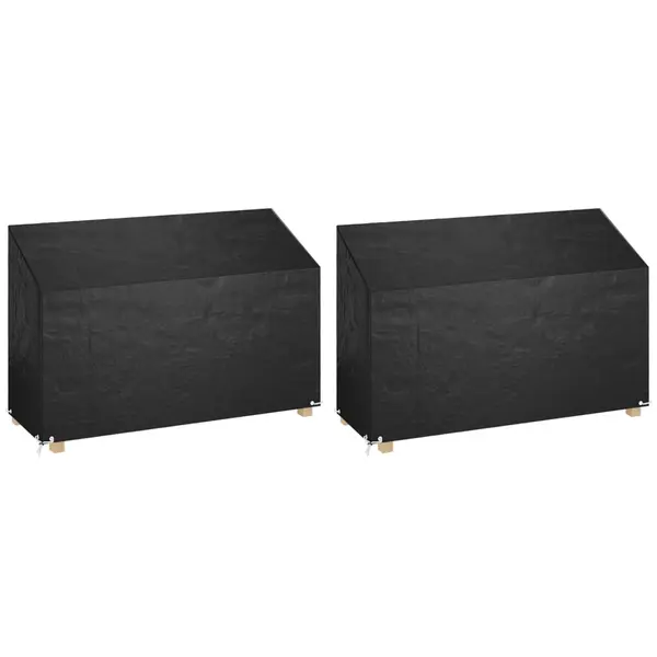 Gossi huse banca gradina 2 buc 8 ocheti, 190x70x70/88 cm, polietilena