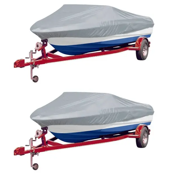 Gossi huse de barca 2 buc., gri, lungime 427-488 cm, latime 173 cm