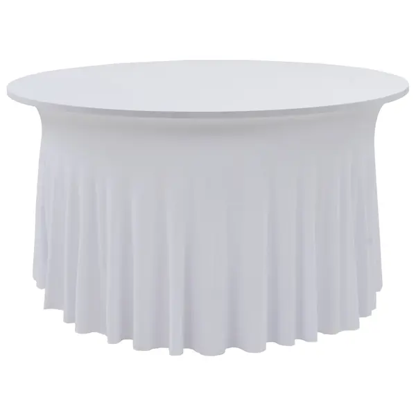 Gossi huse elastice masa lungi, 2 buc., alb, 150 x 74 cm