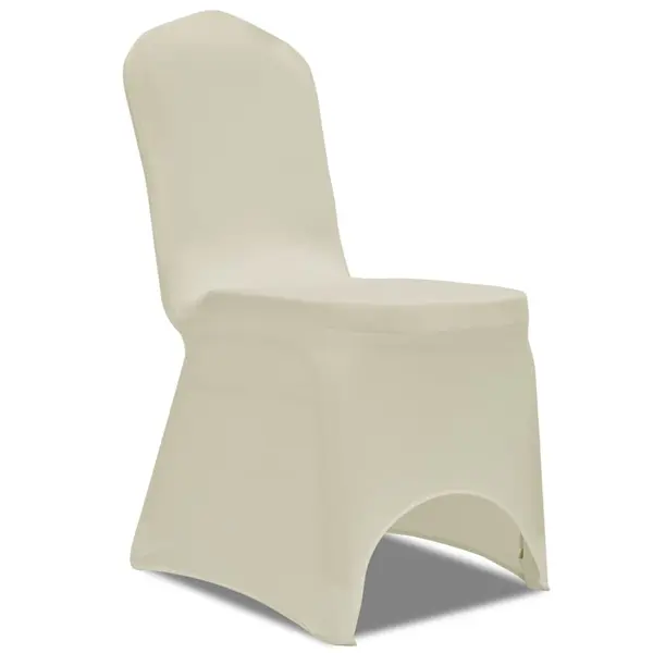 Gossi huse elastice pentru scaun, 100 buc., crem