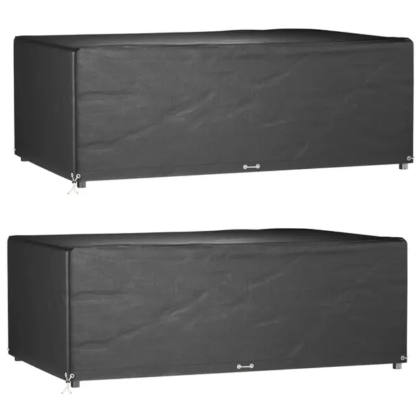 Gossi huse mobila gradina, 2 buc, 12 ocheti 213x132x75cm, rectangular