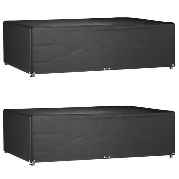 Gossi huse mobila gradina, 2 buc, 12 ocheti 227x152x65cm, rectangular