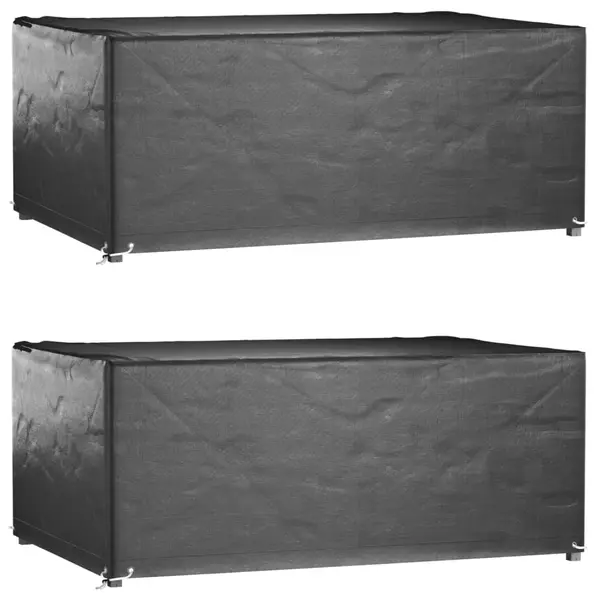 Gossi huse mobila gradina, 2 buc, 8 ocheti, 180x122x75cm, rectangular