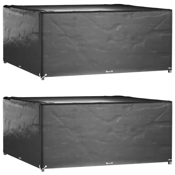 Gossi huse mobilier gradina, 2 buc, 16 ocheti, 250x250x90 cm, patrat