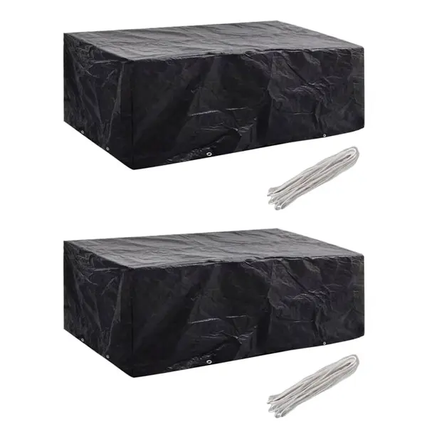 Gossi huse mobilier gradina, 2 buc., 200 x 160 x 70 cm, 8 ocheti