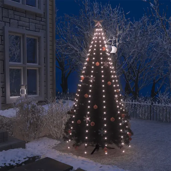 Gossi instalatie lumini brad de craciun cu 250 led-uri, 250 cm
