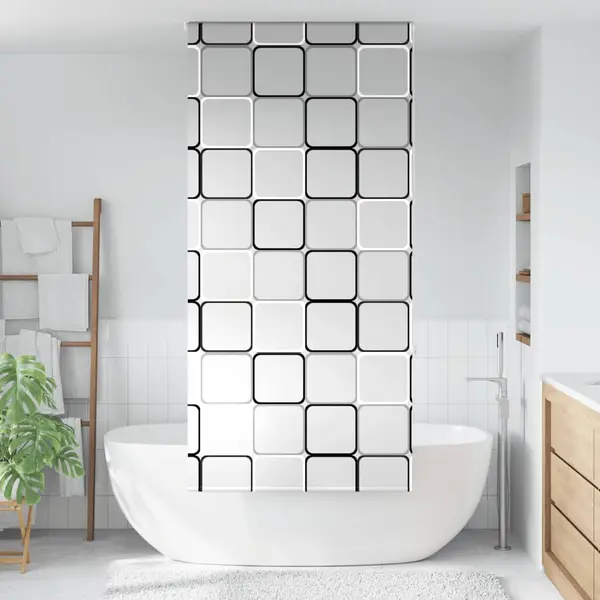 Gossi jaluza cu rola de dus 110x240 cm latime material 106 cm