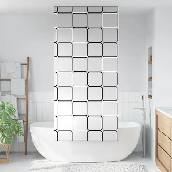 Gossi jaluza cu rola de dus 90x240 cm latime material 86 cm