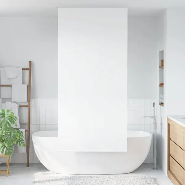 Gossi jaluza cu rola de dus 90x240 cm latime material 86 cm