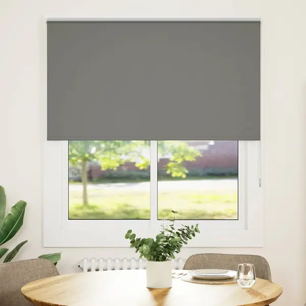 Gossi jaluza cu rola opaca gri 135x130 cm latime material 131,6 cm