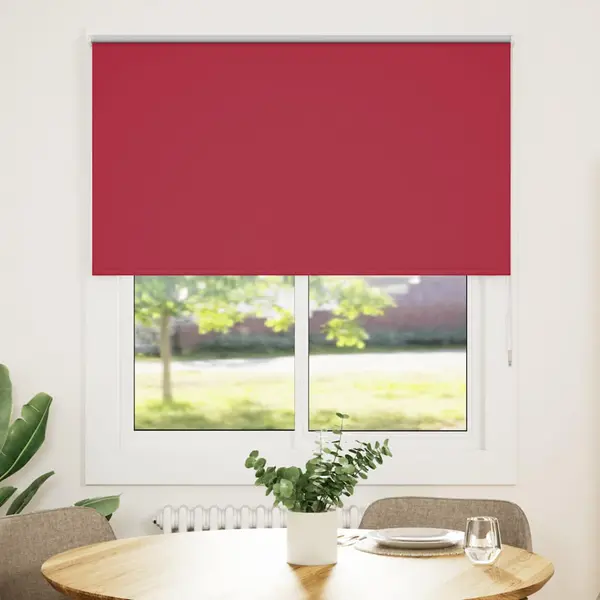 Gossi jaluza cu rola opaca rosu 135x150 cm latime material 131,6 cm