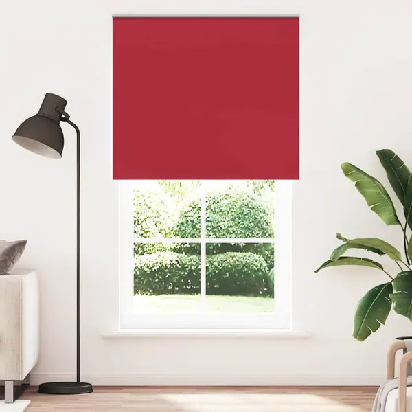 Gossi jaluza cu rola opaca rosu 135x210 cm latime material 131,6 cm