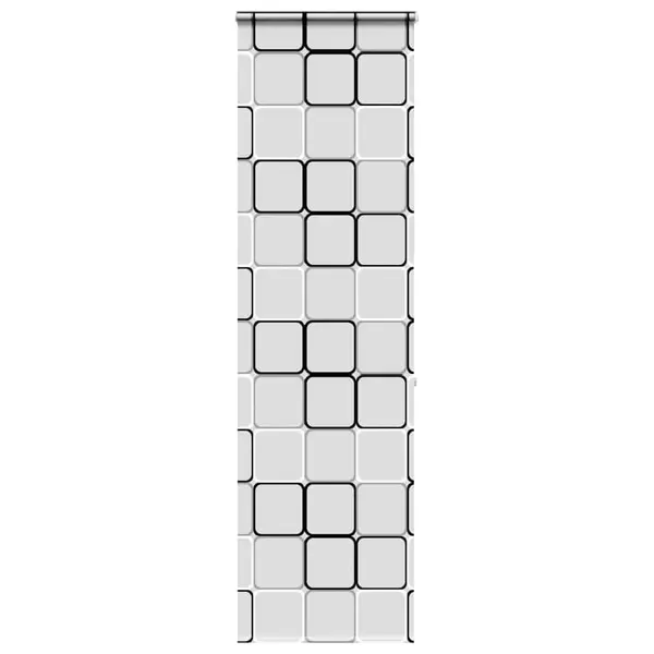 Gossi jaluza cu role de dus cu caseta 60x240 cm latime material 56 cm