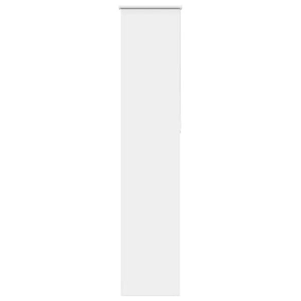 Gossi jaluza cu role opace alb 40x210 cm latime material 35,7 cm
