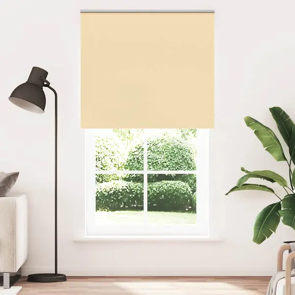 Gossi jaluza cu role opace bej 125x210 cm latime material 121,6 cm