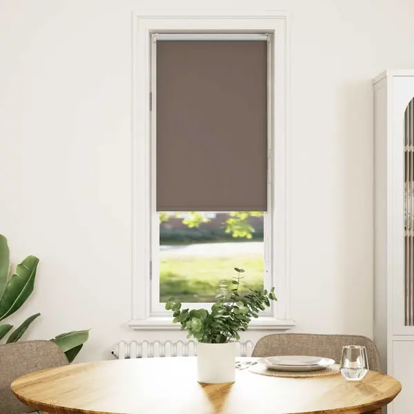 Gossi jaluza cu role opace cafea 60x150 cm latime tesatura 55,7 cm