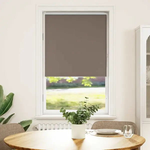 Gossi jaluza cu role opace cafea 85x150 cm latime tesatura 80,7 cm