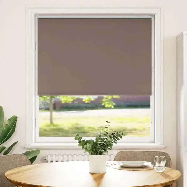 Gossi jaluza cu role opace cafea 95x150 cm latime tesatura 90,7 cm