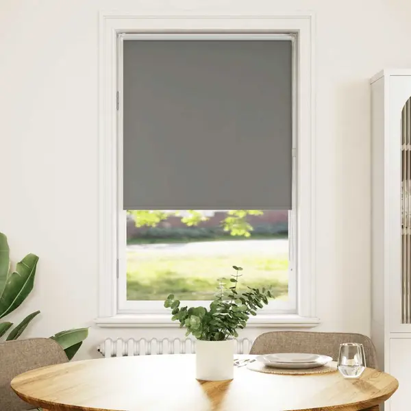 Gossi jaluza cu role opace gri 85x150 cm latime material 80,7 cm