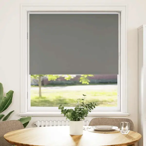 Gossi jaluza cu role opace gri 90x150 cm latime material 85,7 cm