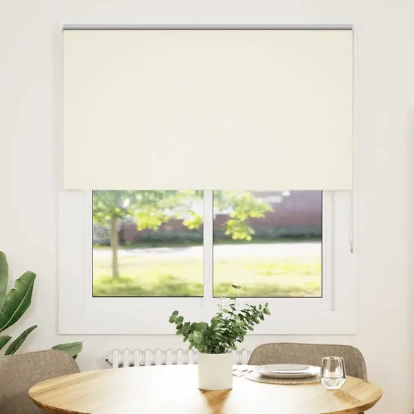 Gossi jaluza cu role opace ivoar 120x130 cm latime material 116,6 cm