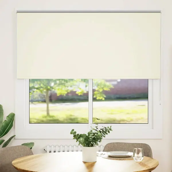 Gossi jaluza cu role opace ivoar 160x130 cm latime material 156,6 cm