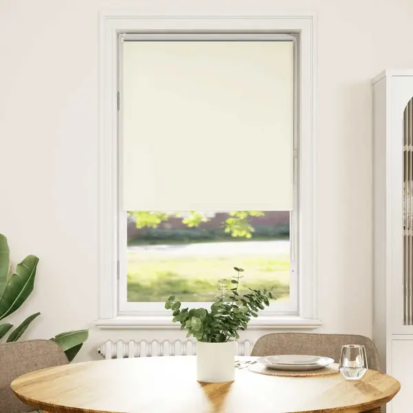 Gossi jaluza cu role opace ivoar 85x130 cm latime tesatura 80,7 cm