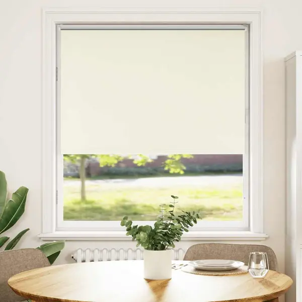 Gossi jaluza cu role opace ivoar 95x130 cm latime material 90,7 cm