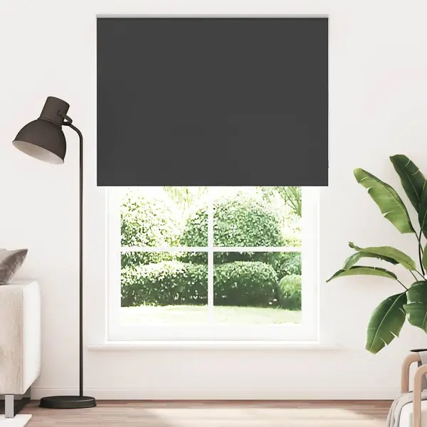 Gossi jaluza cu role opace negru 165x210 cm latime material 161,6 cm