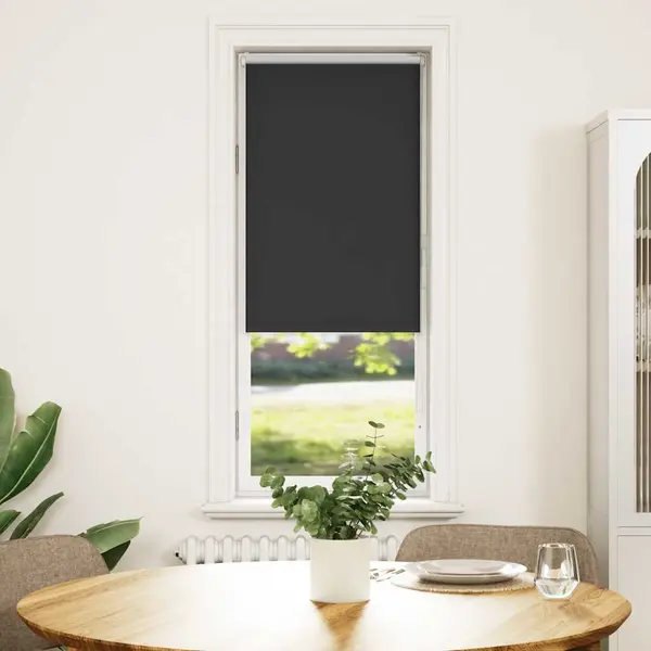 Gossi jaluza cu role opace negru 50x130 cm latime material 45,7 cm