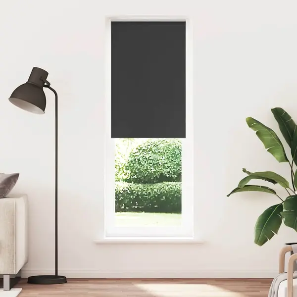 Gossi jaluza cu role opace negru 85x210 cm latime material 80,7 cm