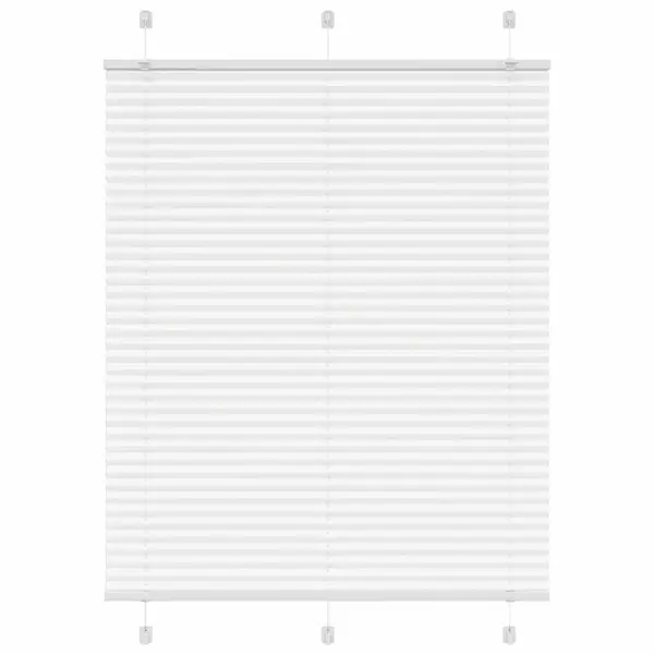 Gossi jaluza plisata alb 105x150 cm latime tesatura 104,4 cm