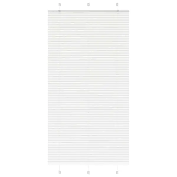 Gossi jaluza plisata alb 105x200 cm latime tesatura 104,4 cm